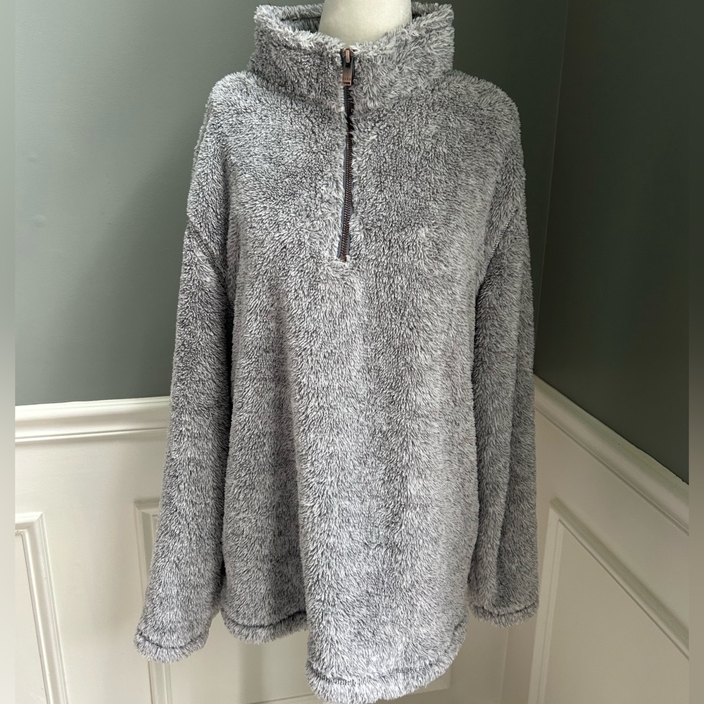 ROWM Cozy 1/4 zip pullover Sherpa women’s large